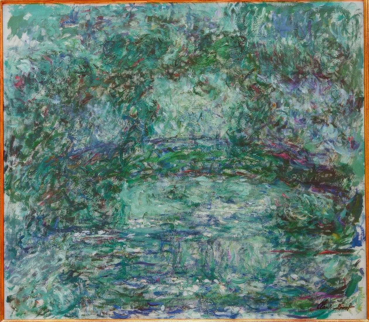 Most Japoński autorstwa Claude Monet