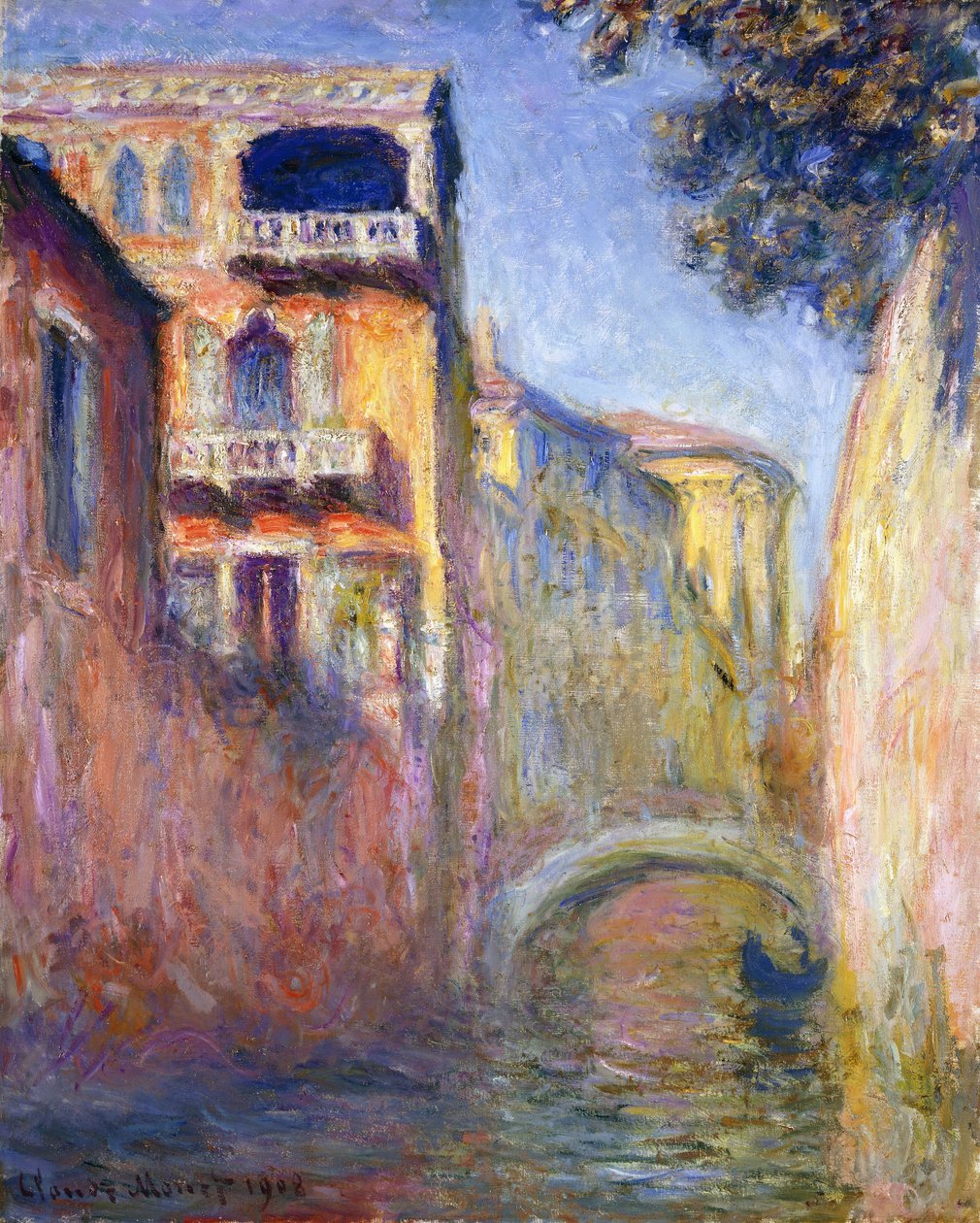 Rio de la Salute, 1908 autorstwa Claude Monet