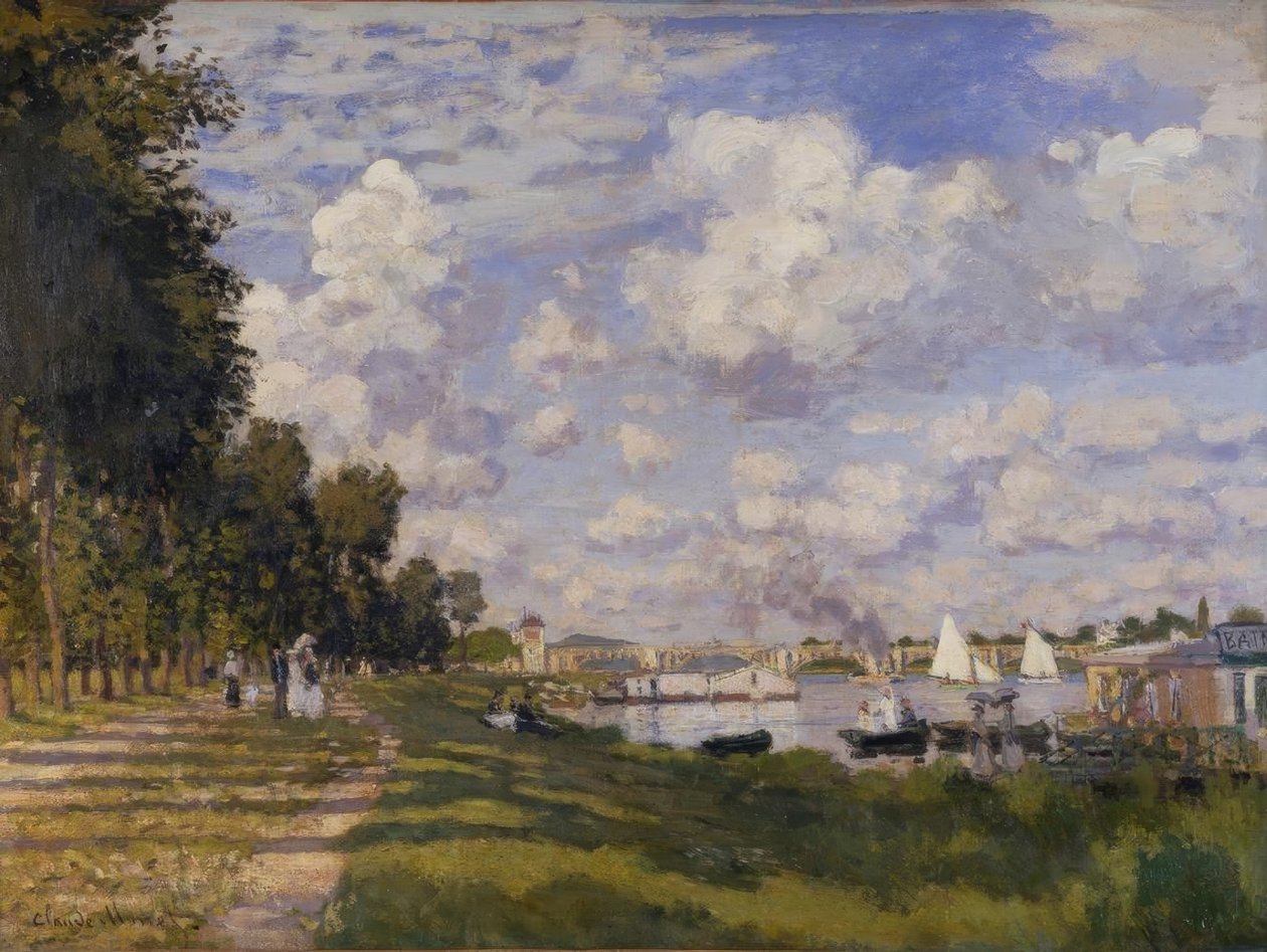 Dorzecze Argenteuil autorstwa Claude Monet