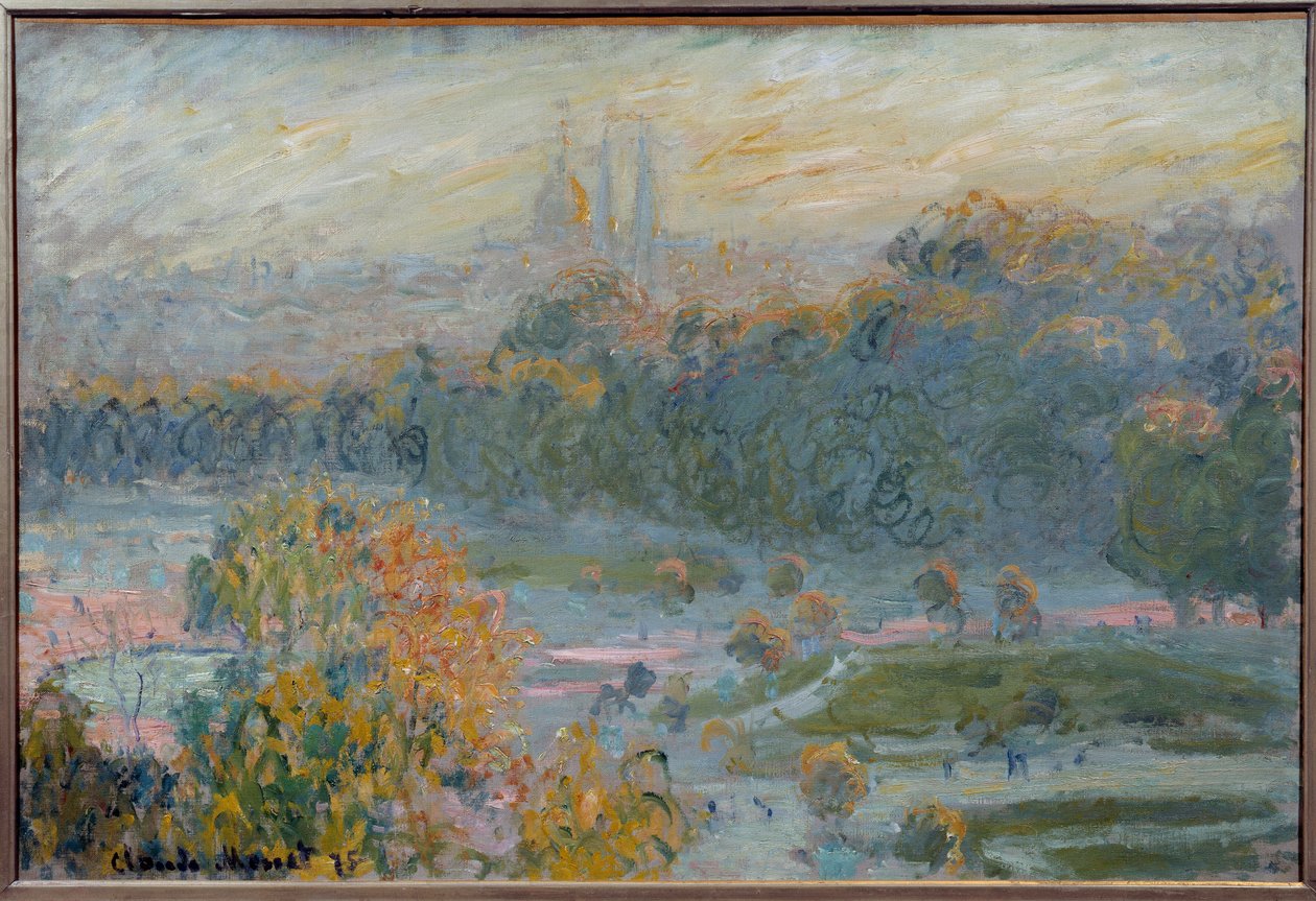 Le jardin des Tuileries Obraz Claude