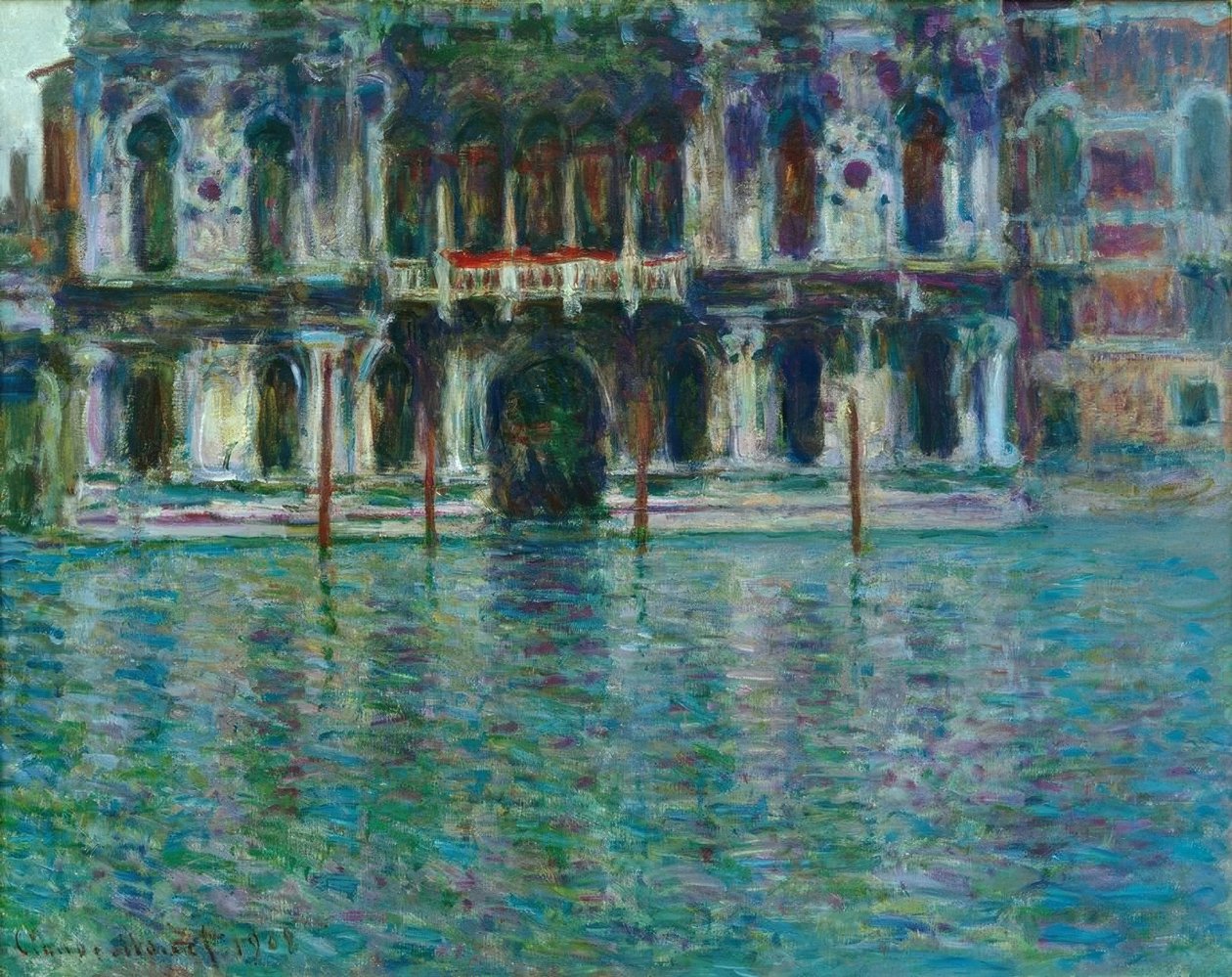 Pałac Contarini autorstwa Claude Monet