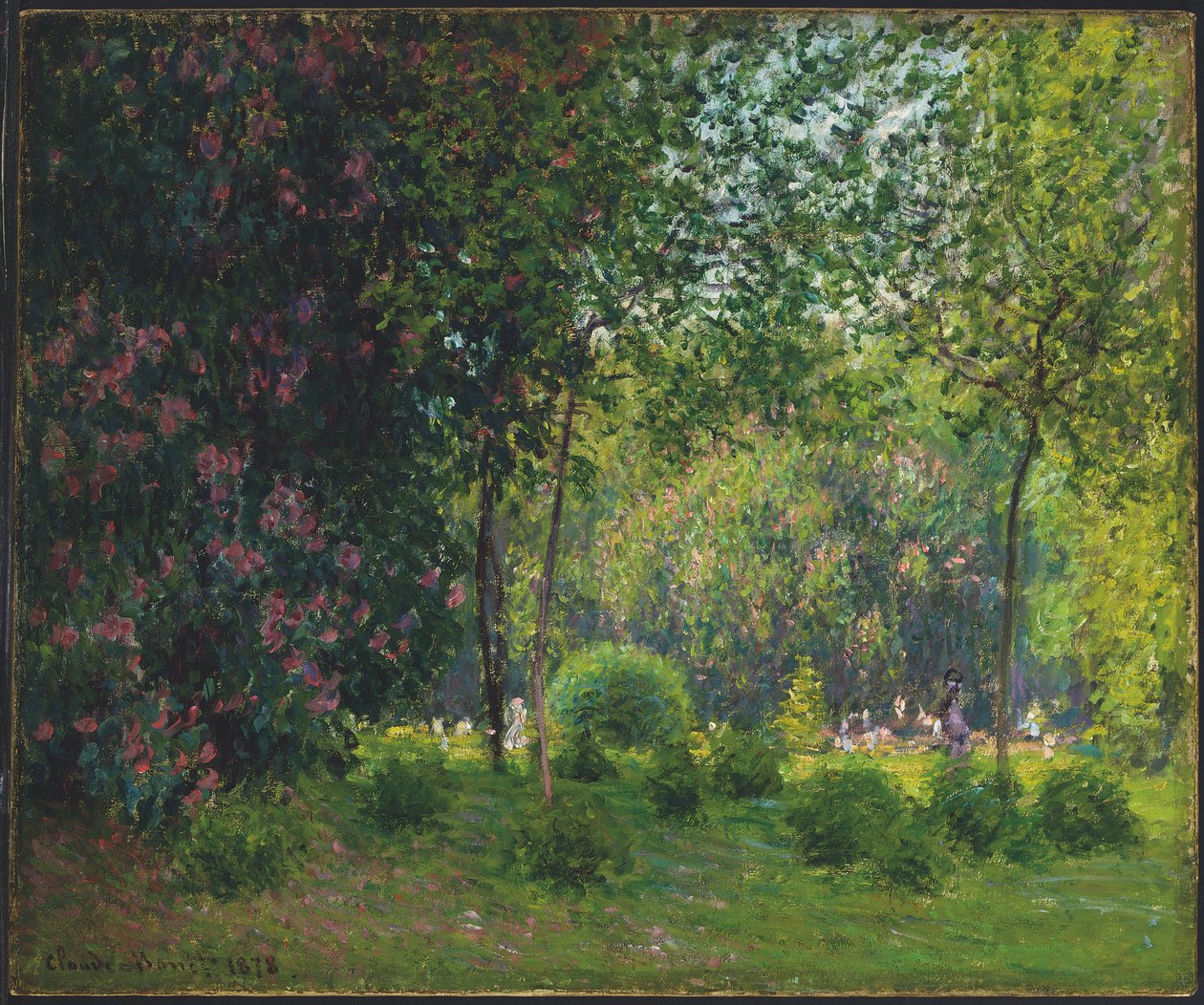 Park Monceau autorstwa Claude Monet