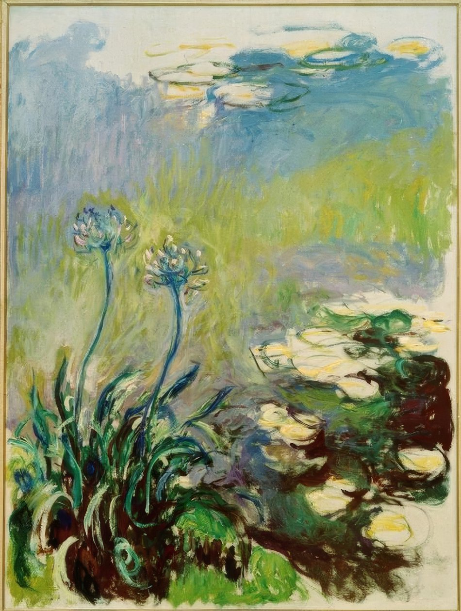 Les Agapanthes autorstwa Claude Monet