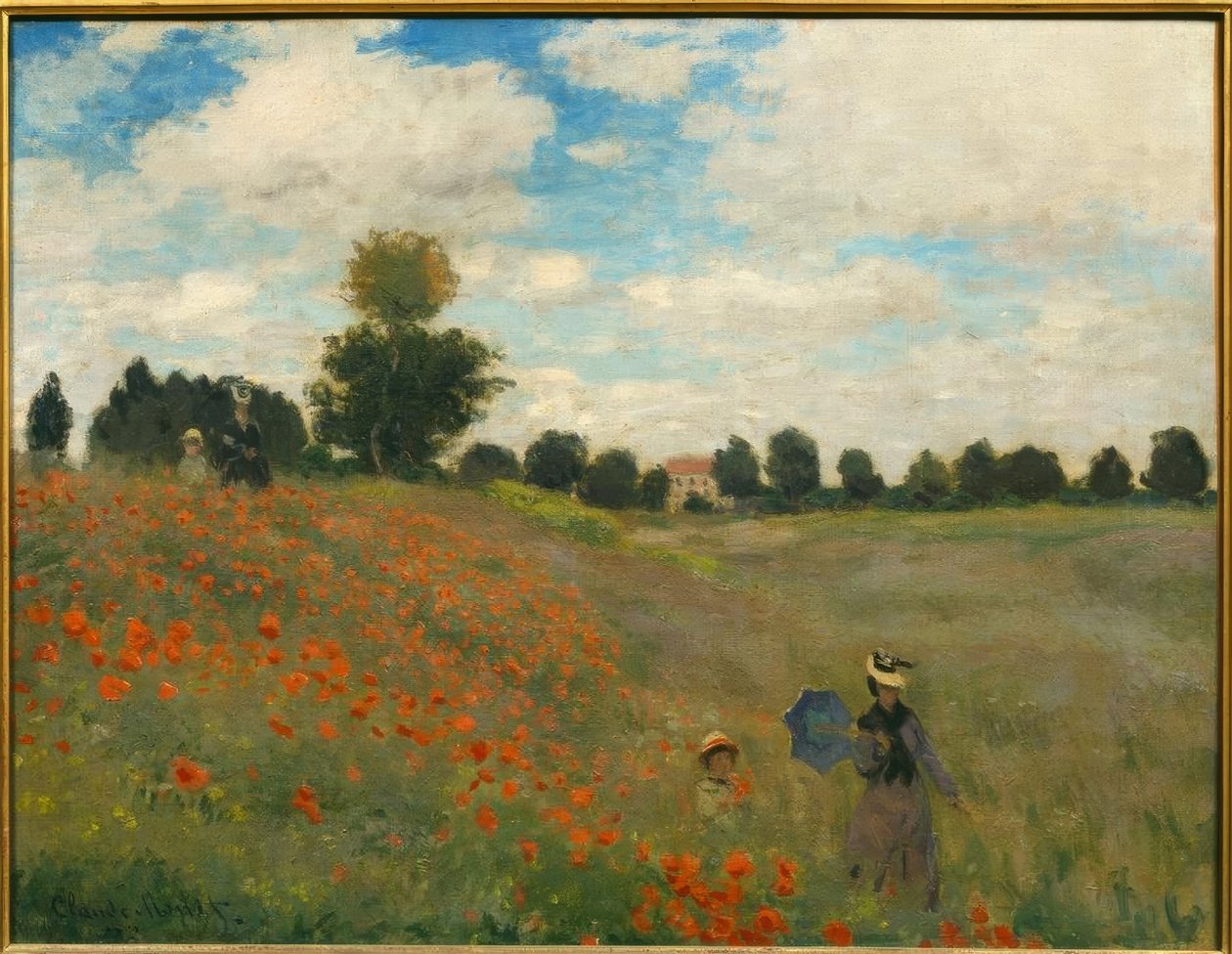 Maki w Argenteuil autorstwa Claude Monet