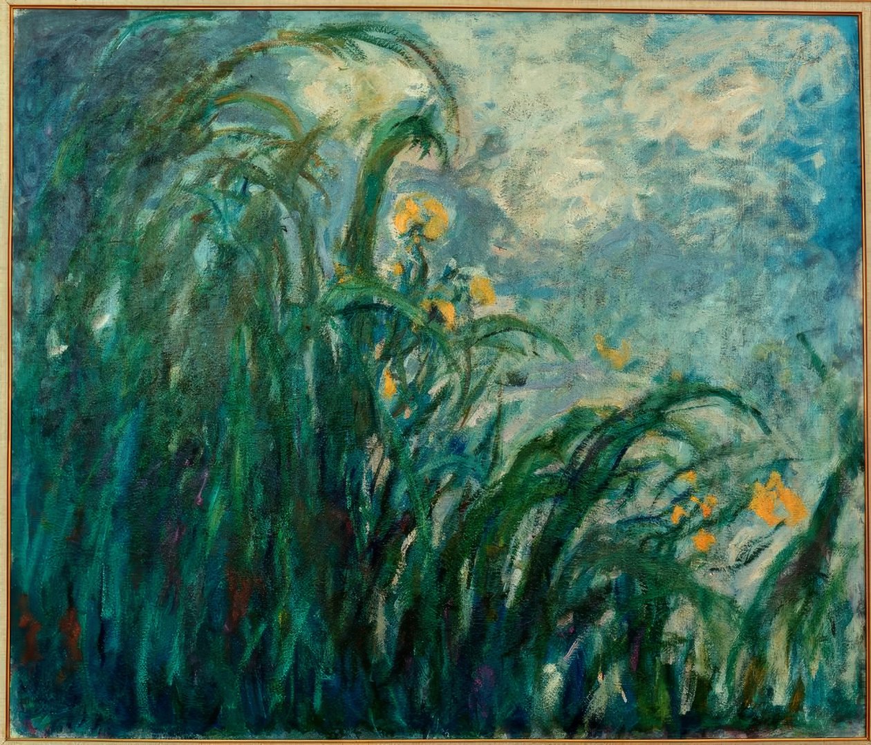 Les Iris jaunes (żółte irysy) autorstwa Claude Monet