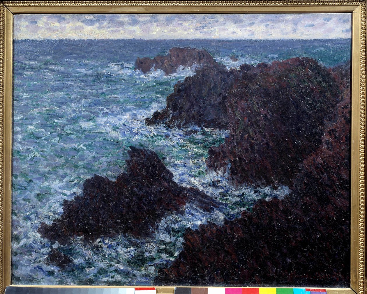 Skały Belle Ile (Belle-Ile), dzikie wybrzeże Obraz Claude