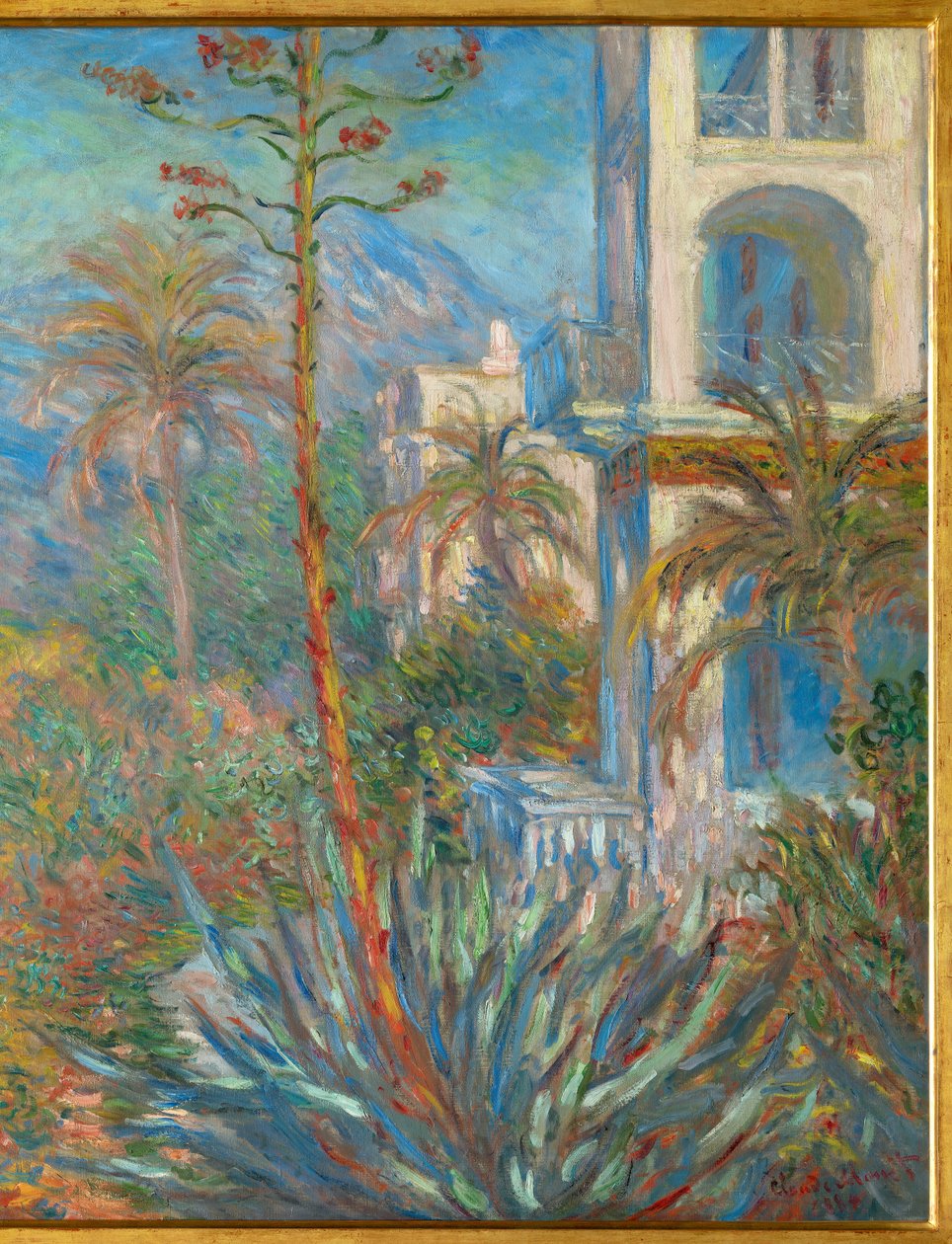 Les villas a Bordighera, 1884 (olej na płótnie) autorstwa Claude Monet