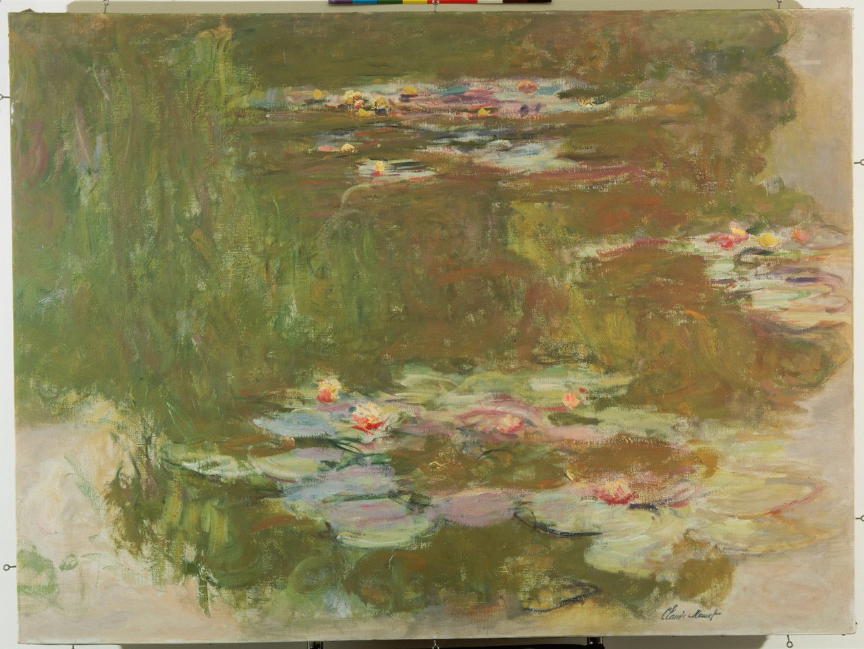 Liliowy staw autorstwa Claude Monet