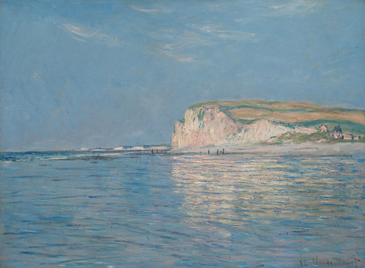 Odpływ w Pourville, niedaleko Dieppe, 1882 autorstwa Claude Monet