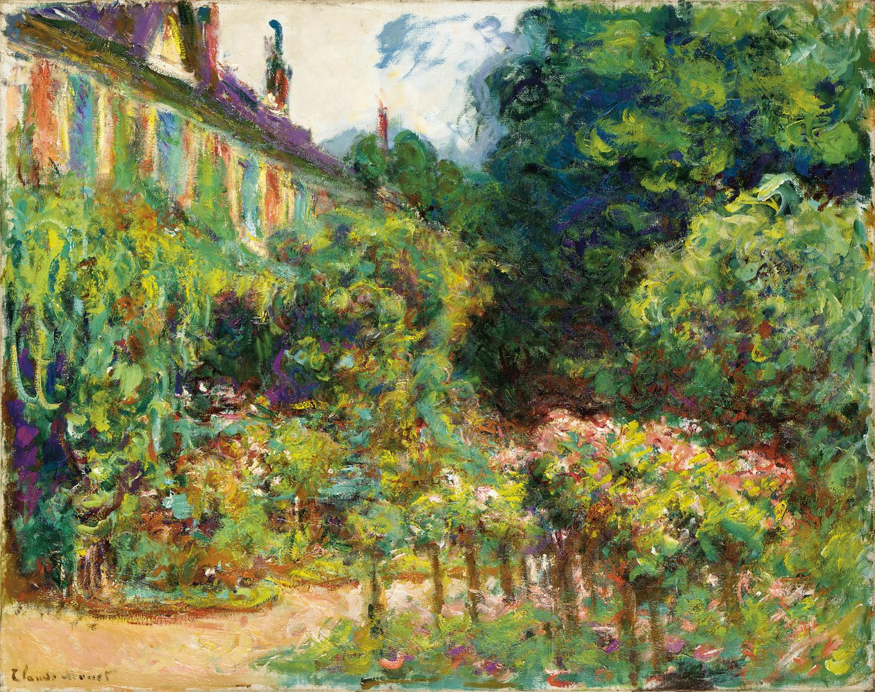 Dom Artysty w Giverny, 1913 autorstwa Claude Monet