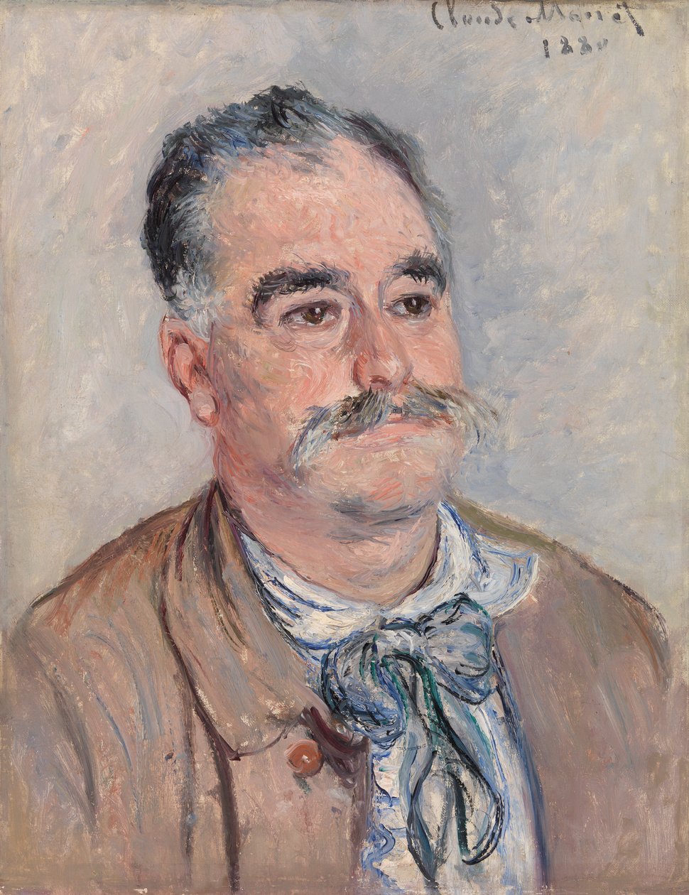 Monsieur Coqueret (Ojciec) (Portret Monsieur Coqueret [Ojciec]) autorstwa Claude Monet