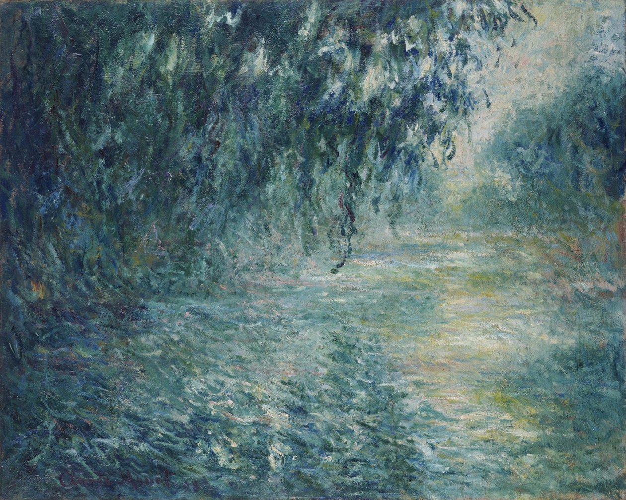 Poranek nad Sekwaną autorstwa Claude Monet