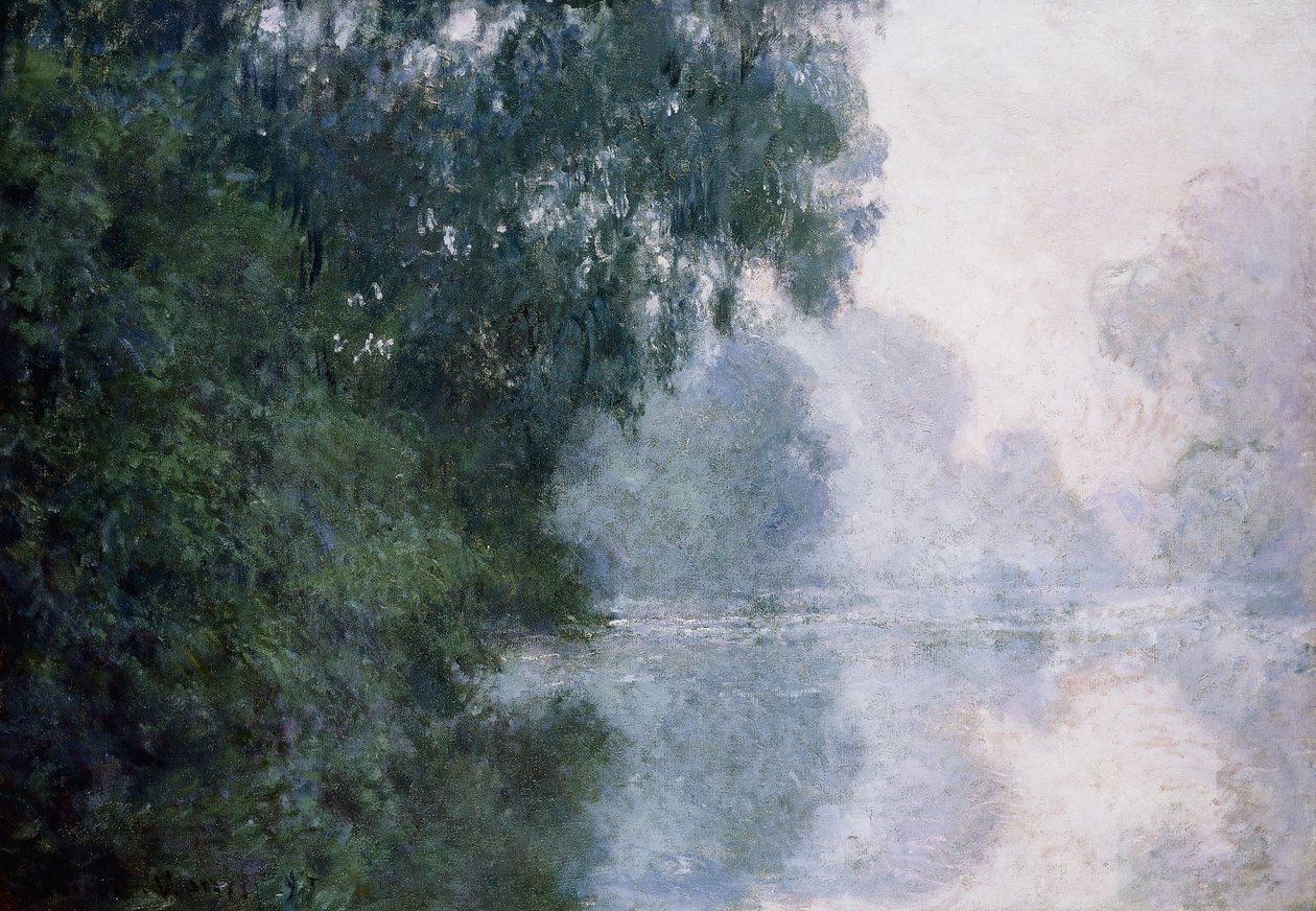Poranek nad Sekwaną, Efekt mgły; Poranek nad Sekwaną, Efekt mgły, 1897 autorstwa Claude Monet