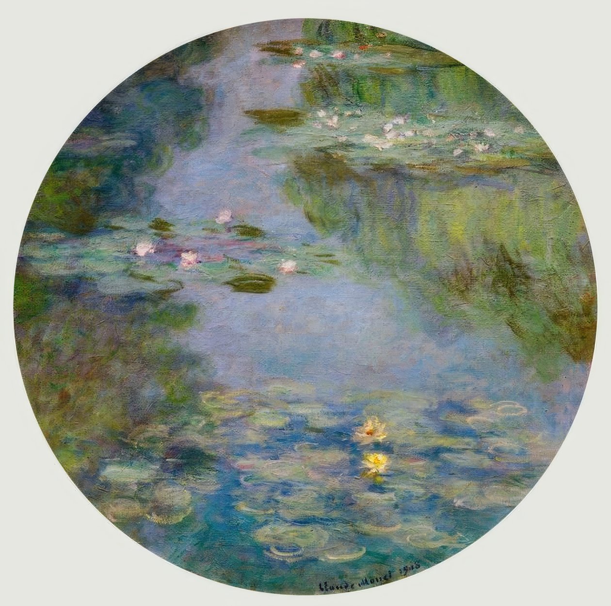 Nimfea autorstwa Claude Monet