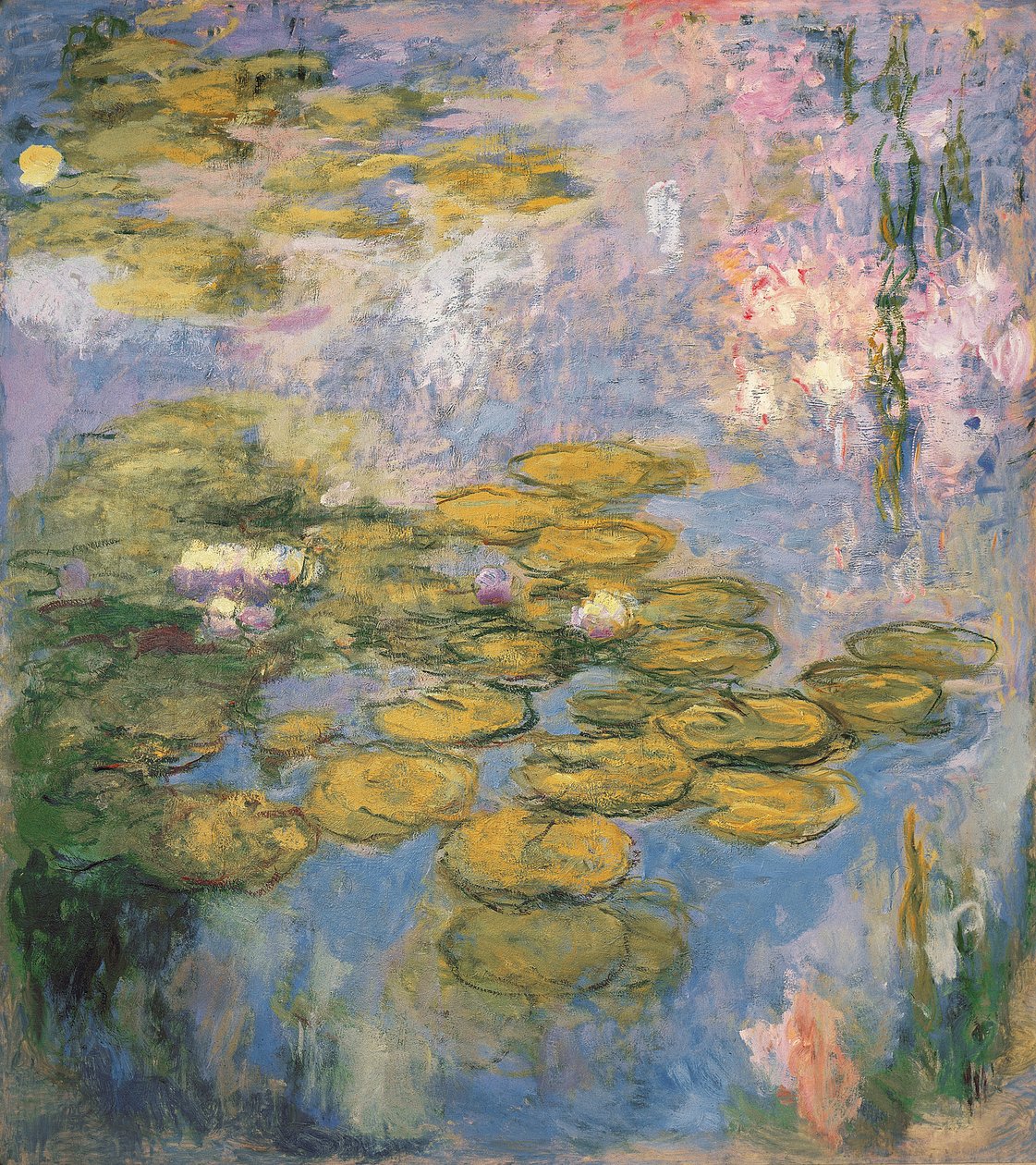 Nimfy, 1916-19 autorstwa Claude Monet