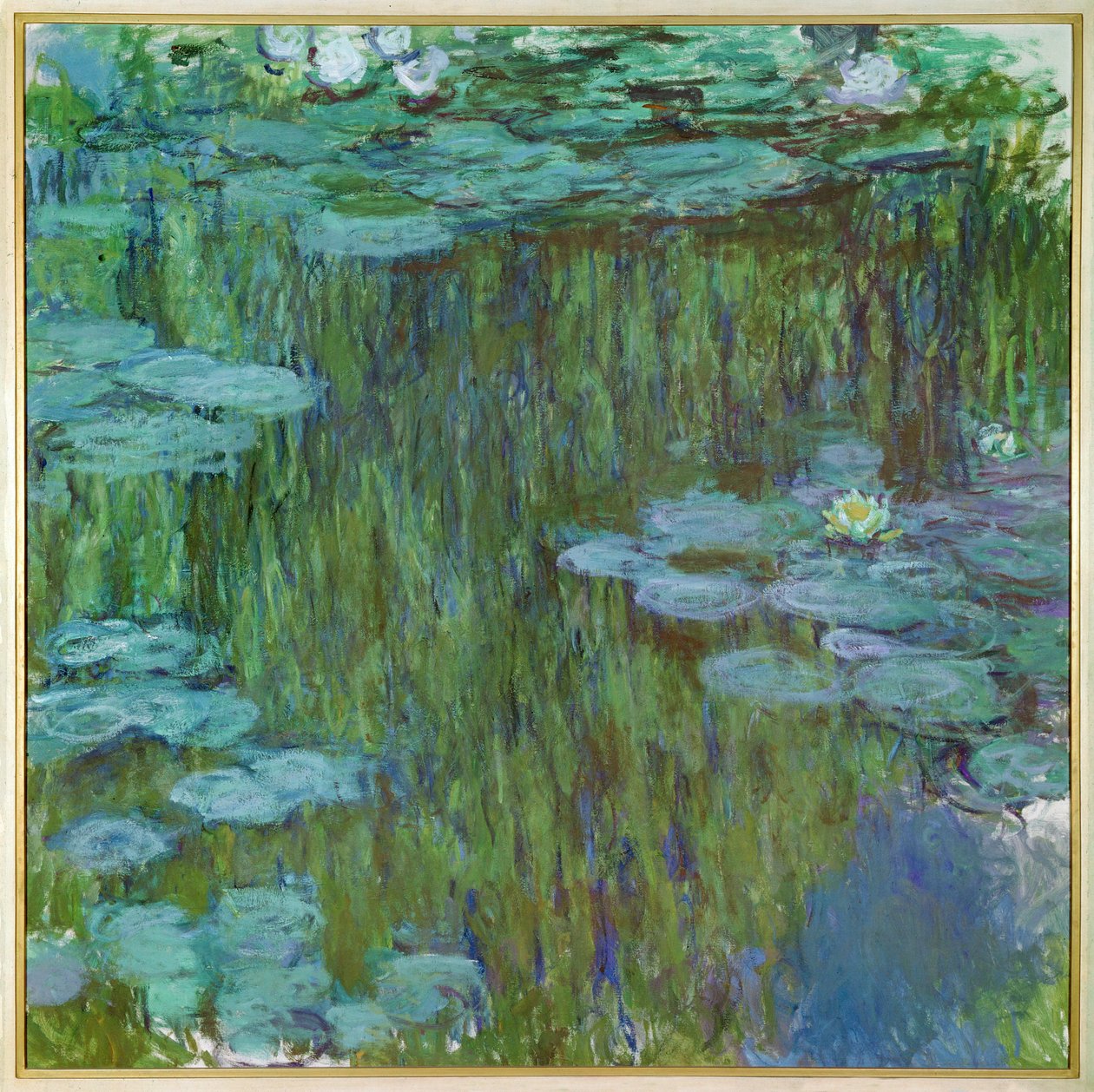 Nympheas a Giverny (olej na płótnie) autorstwa Claude Monet