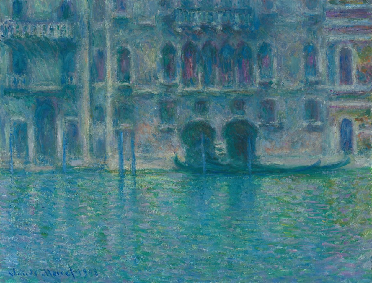 Palazzo da Mula, Wenecja autorstwa Claude Monet