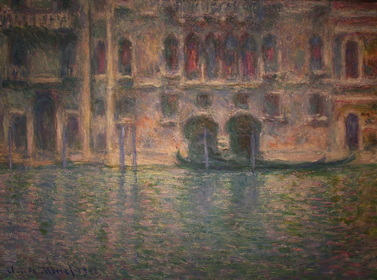 Palazzo da Mula, Wenecja autorstwa Claude Monet