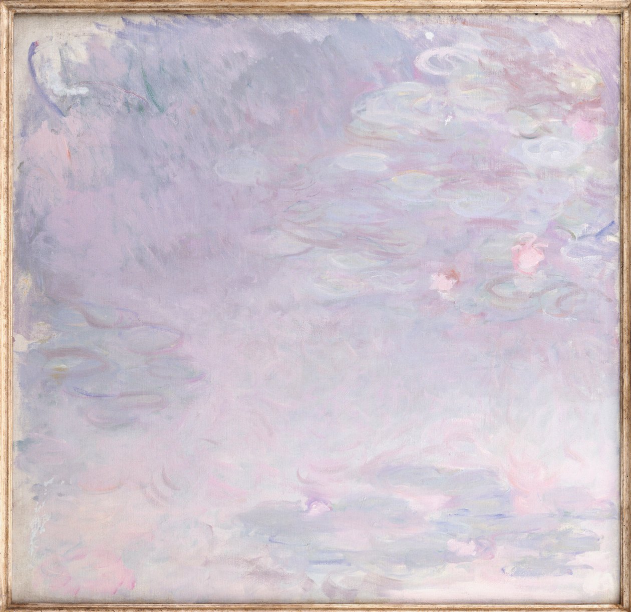 Blada lilie wodne, ok. 1917-25 autorstwa Claude Monet