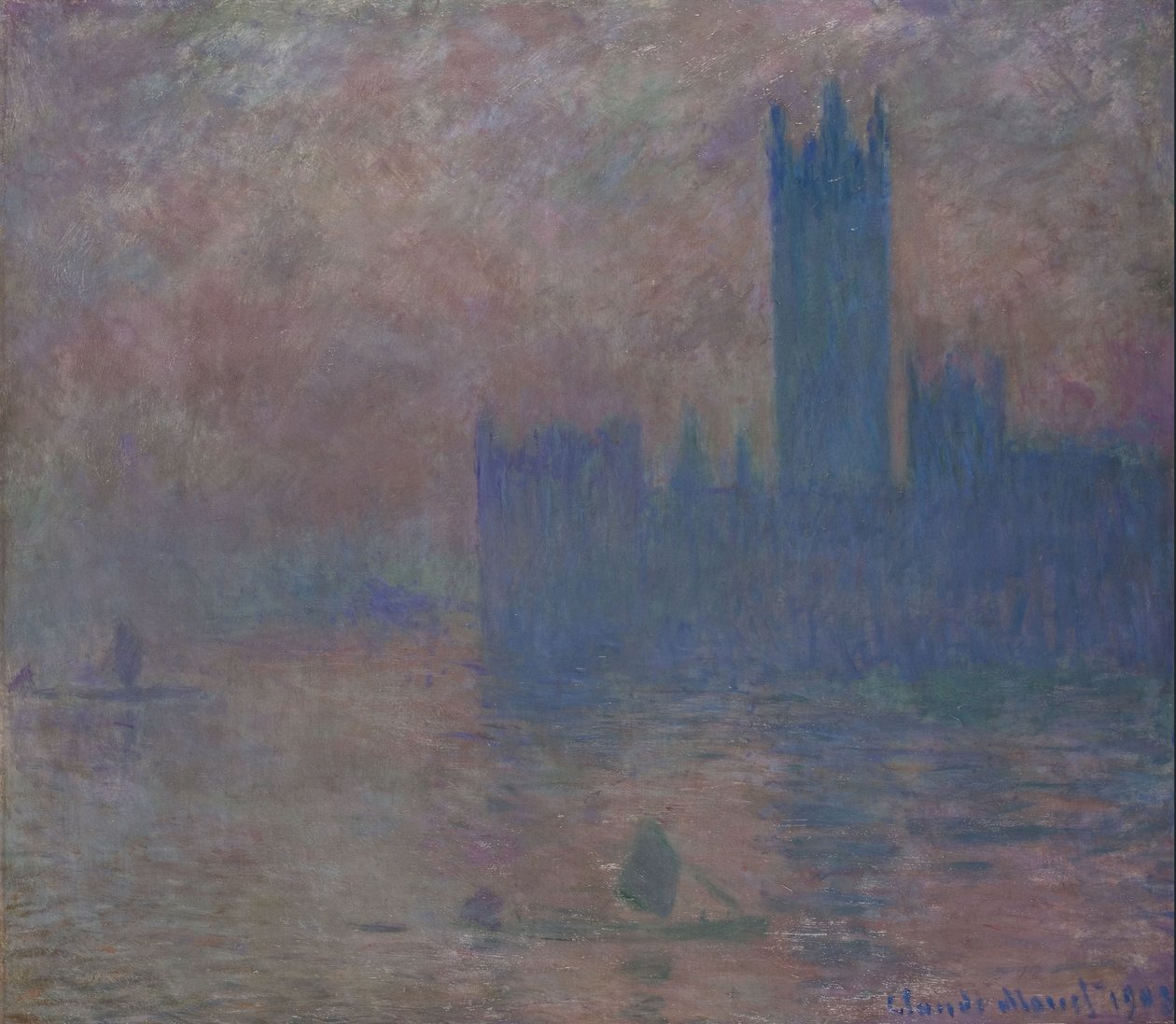 Parlament. Londyn autorstwa Claude Monet