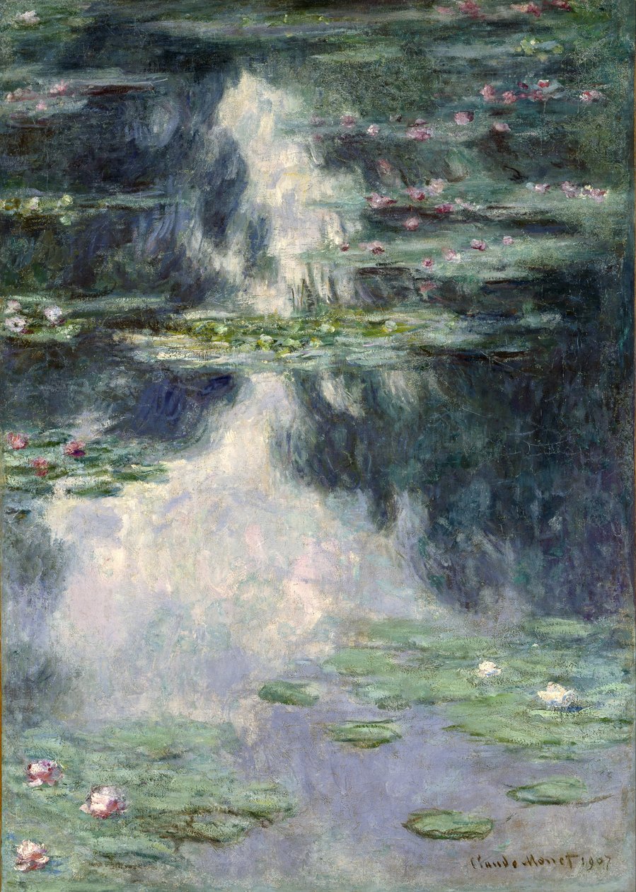Staw z liliami wodnymi autorstwa Claude Monet
