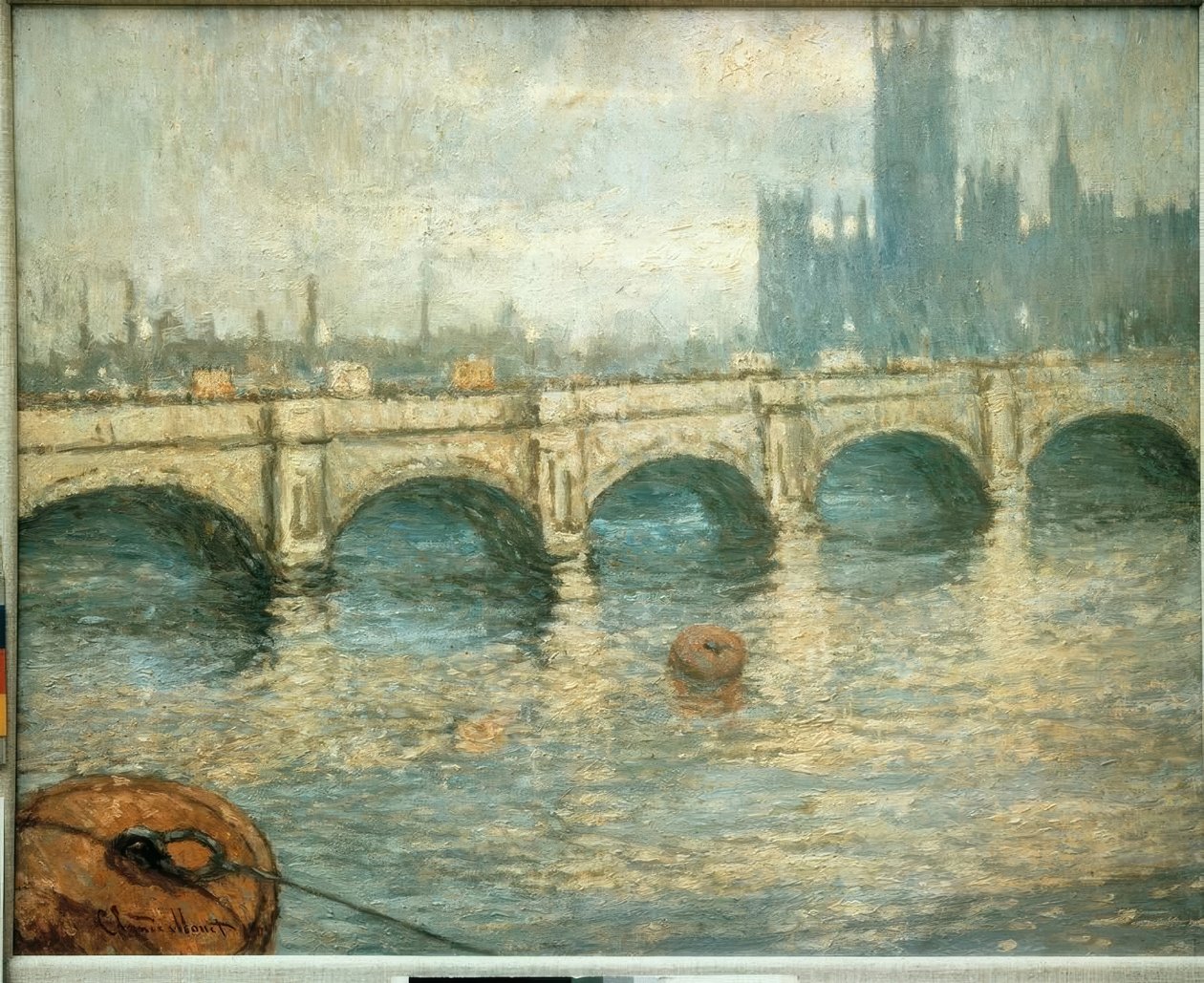 Most na Tamizie autorstwa Claude Monet