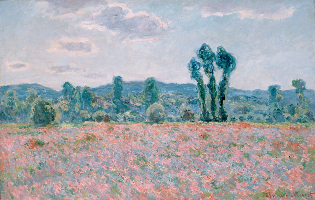 Pole makowe (1886) autorstwa Claude Monet