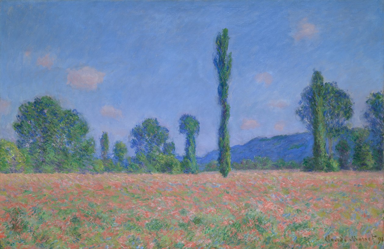 Pole maków (Giverny) autorstwa Claude Monet