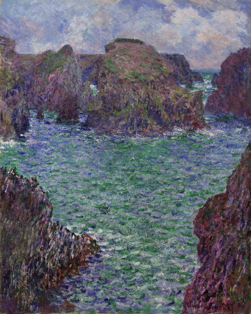 Port-Goulphar, Belle-Île autorstwa Claude Monet