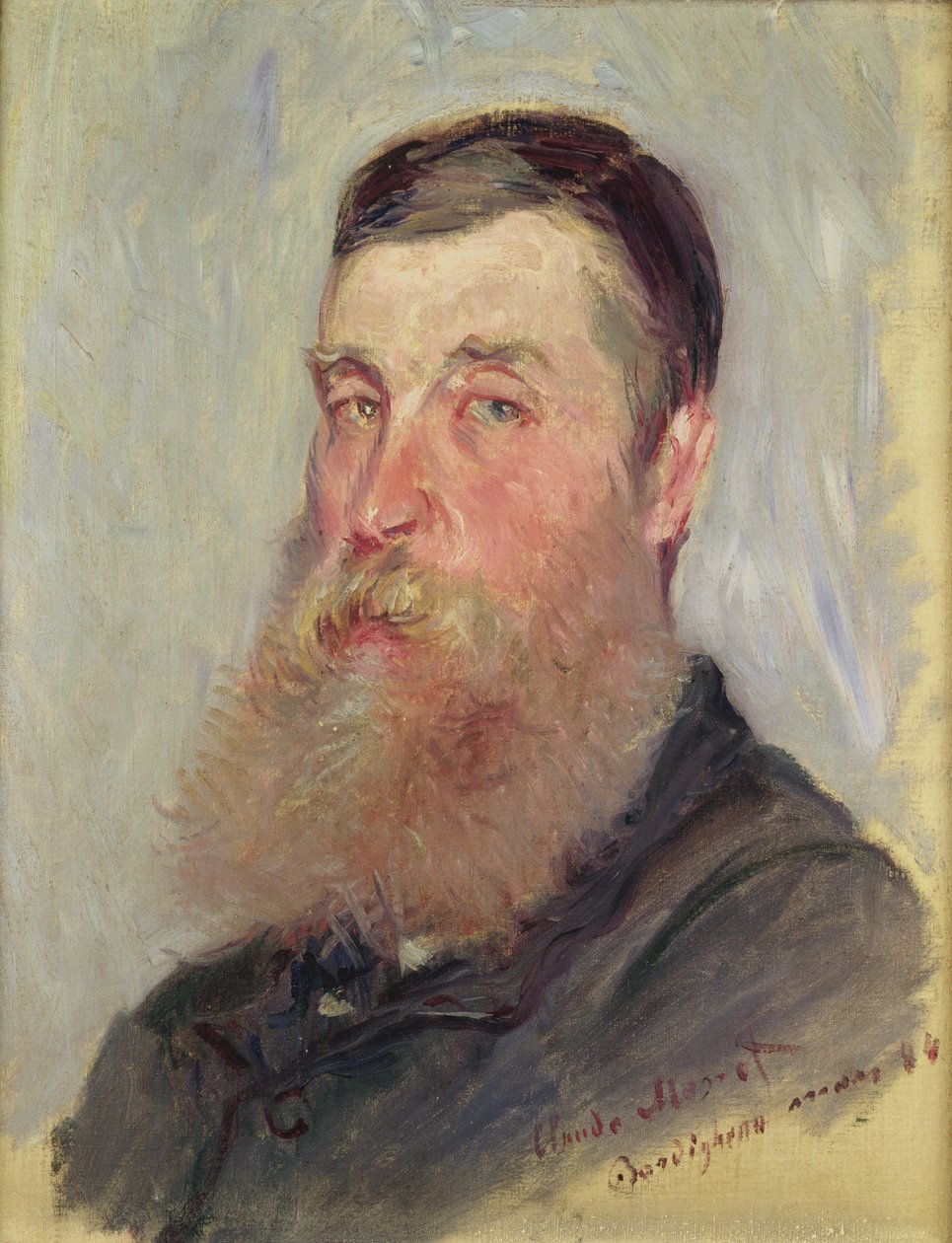 Portret angielskiego malarza, Bordighera, 1884 autorstwa Claude Monet