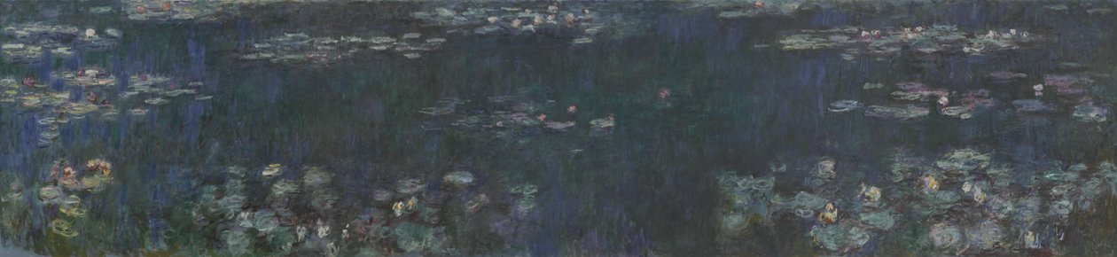 Zielone odbicia autorstwa Claude Monet