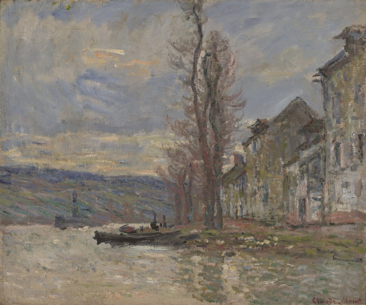 Rzeka w Lavacourt autorstwa Claude Monet
