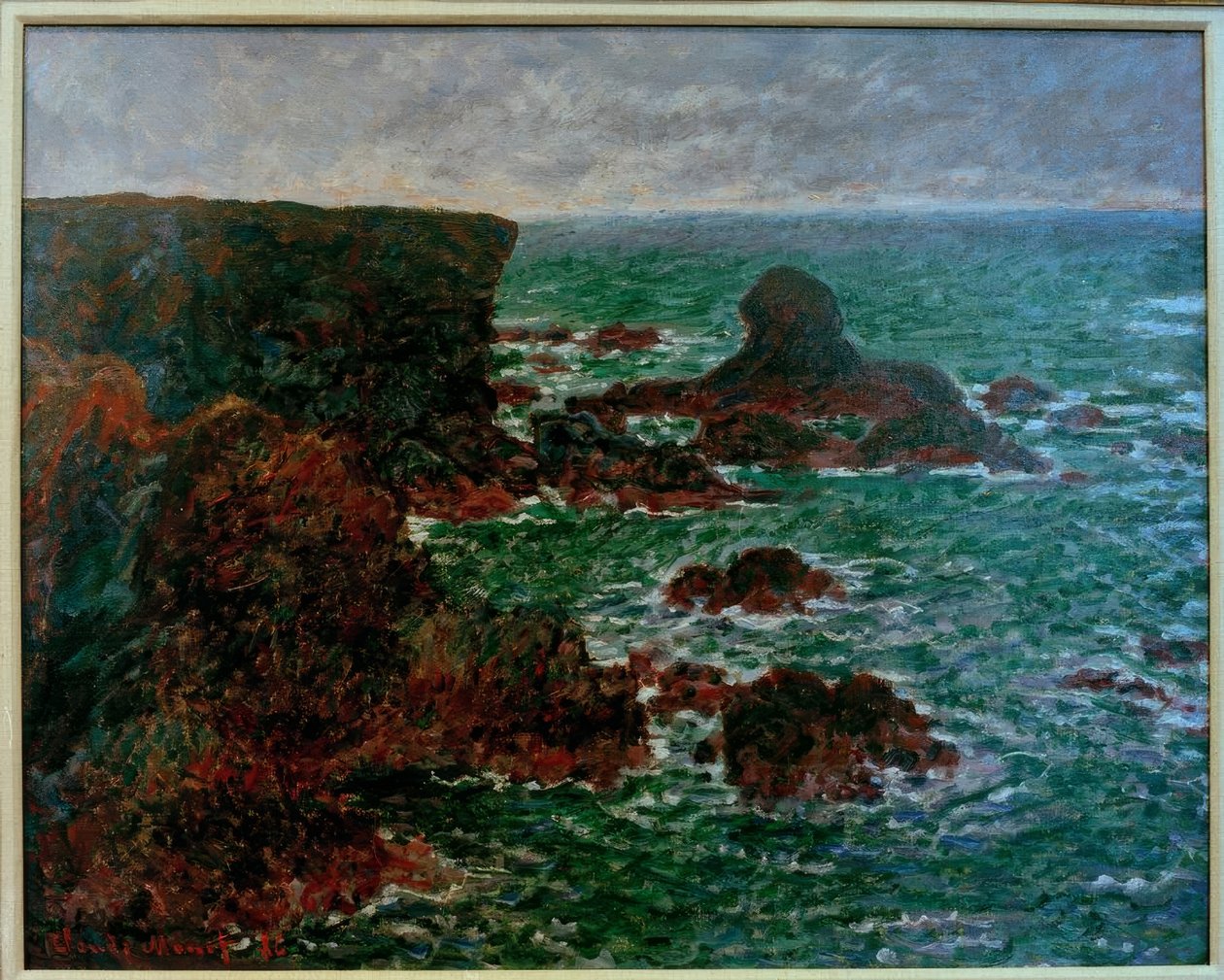 Lwia Skała, Belle-Ile-en-Mer (Der Löwenfelsen. Belle-Il autorstwa Claude Monet