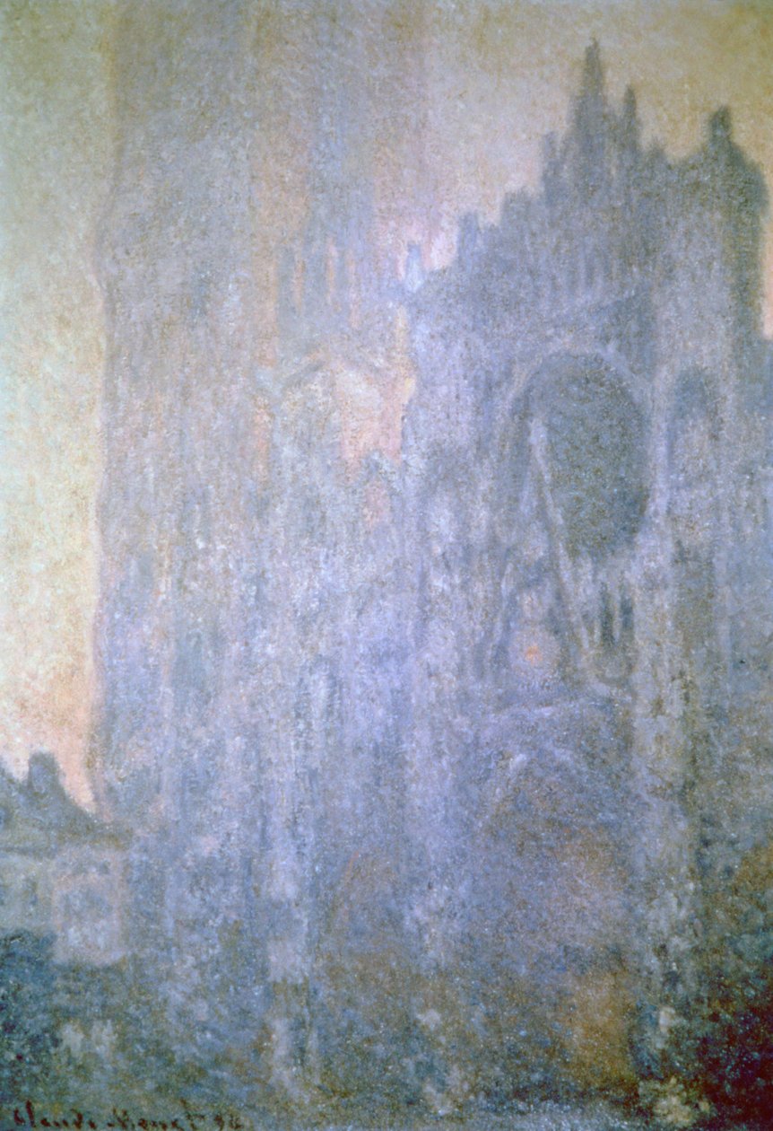 Katedra w Rouen, światło wczesnego poranka, 1894 autorstwa Claude Monet