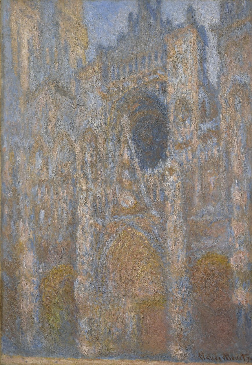 Katedra w Rouen, fasada, ok. 1892-94 autorstwa Claude Monet
