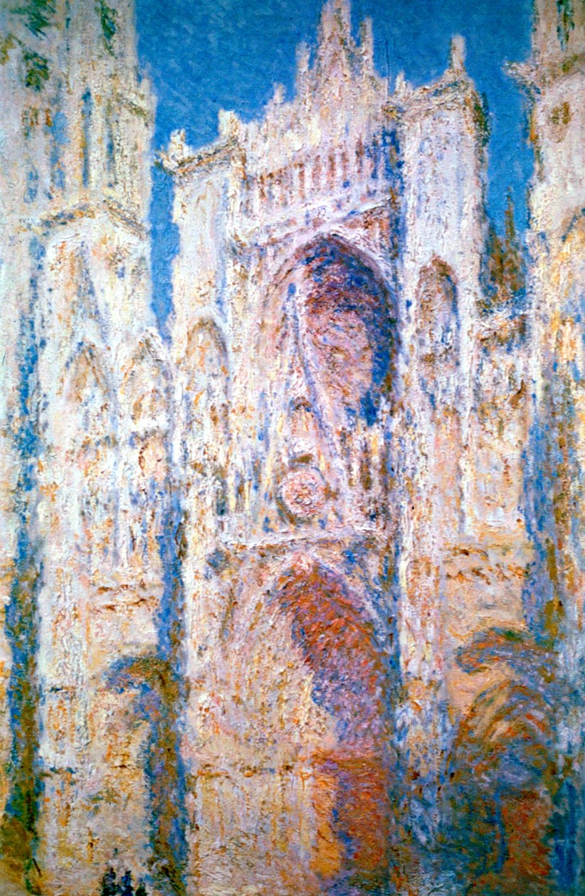 Katedra w Rouen, Harmonia w błękicie i złocie, 1894 autorstwa Claude Monet