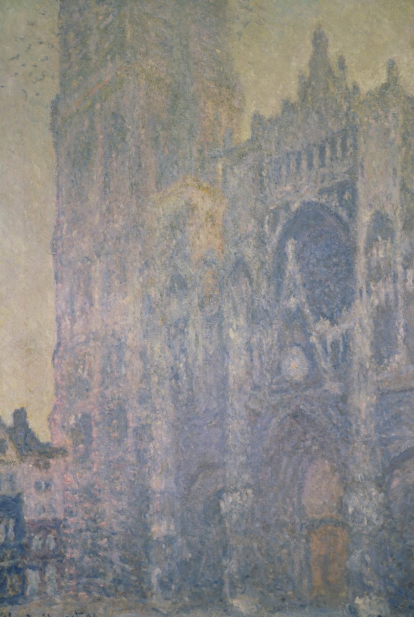 Katedra w Rouen, Harmonia w bieli, poranne światło, 1894 autorstwa Claude Monet