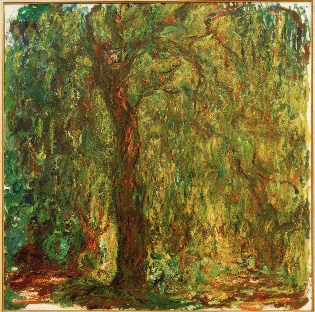 wierzba płacząca autorstwa Claude Monet