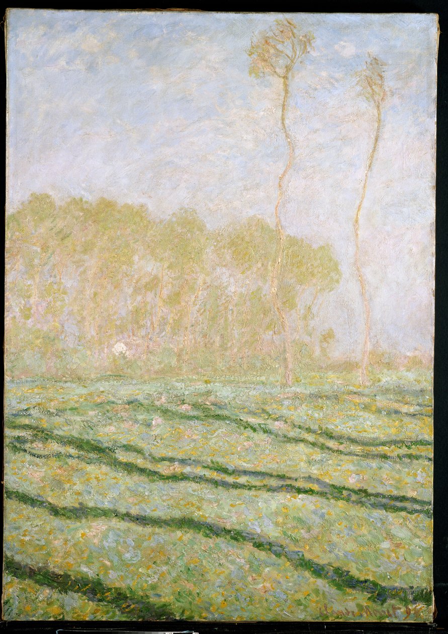 Wiosenna wieś w Giverny, 1894 autorstwa Claude Monet