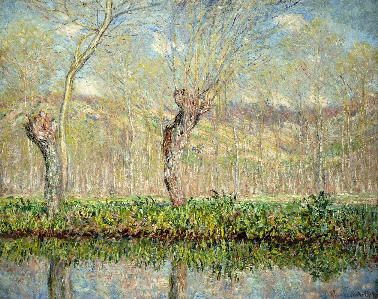 Wiosna, granica Epte, Wiosna, granica Epte, 1885 autorstwa Claude Monet