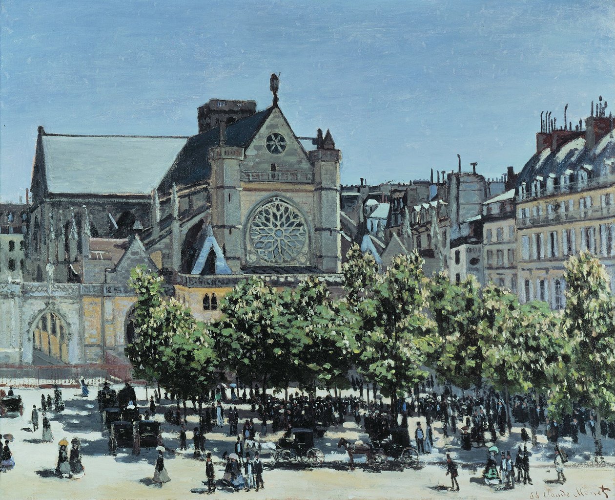Św. Germain z Auxerre autorstwa Claude Monet