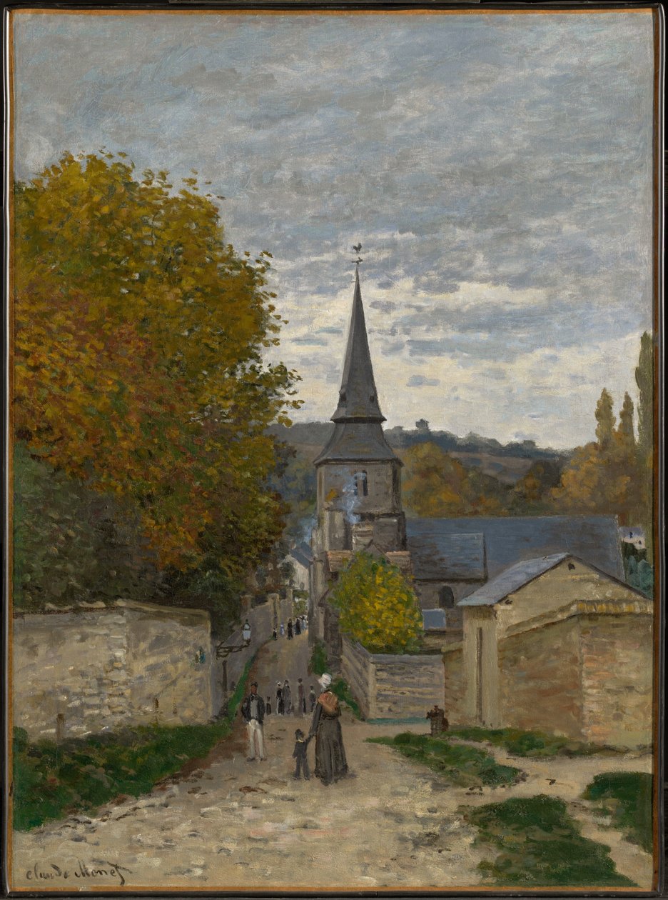 Ulica w Sainte-Adresse autorstwa Claude Monet