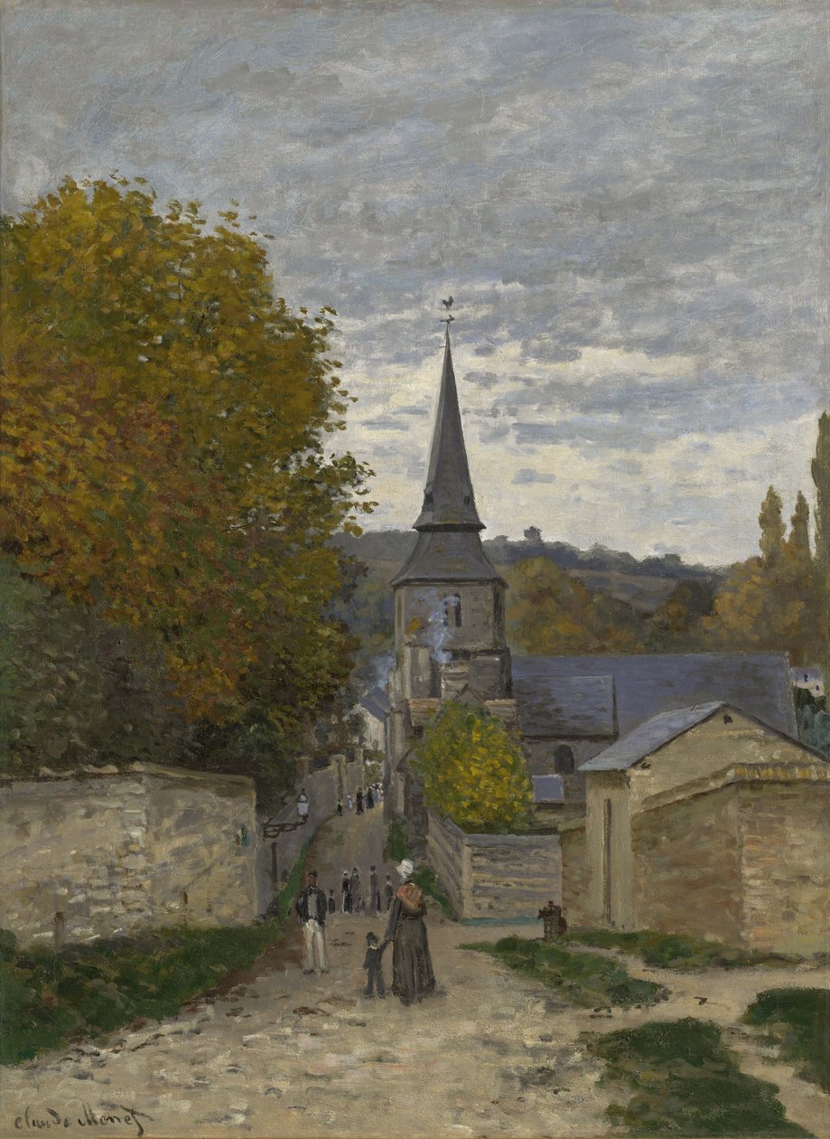 Ulica w Sainte-Adresse, 1867 autorstwa Claude Monet