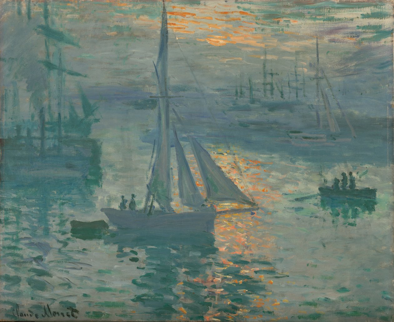 Wschód słońca (morski) autorstwa Claude Monet