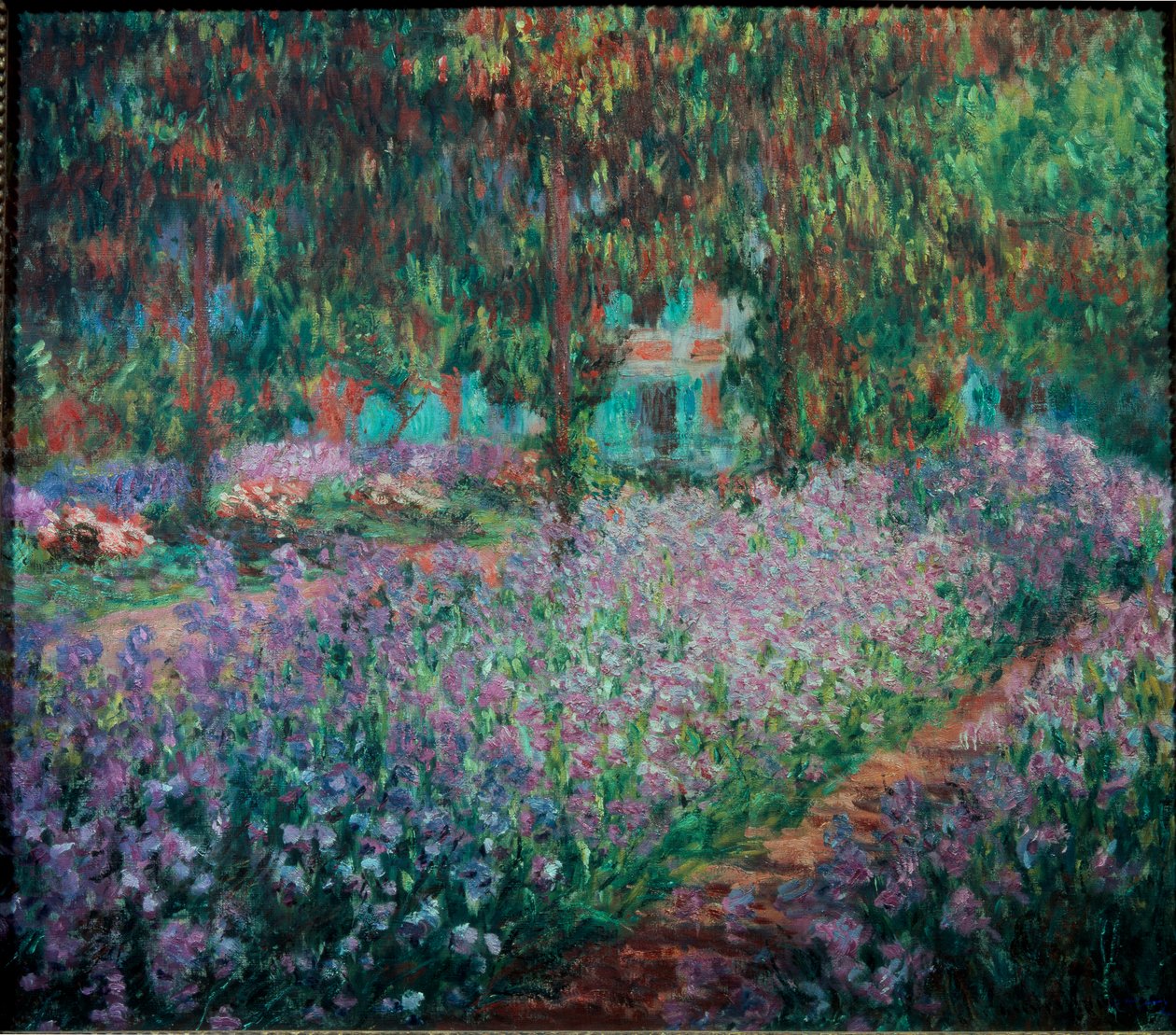 Ogród artysty w Giverny autorstwa Claude Monet
