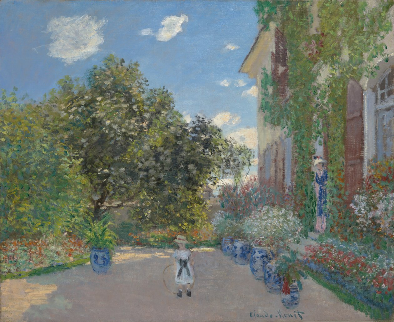 Dom Artysty w Argenteuil, 1873. autorstwa Claude Monet