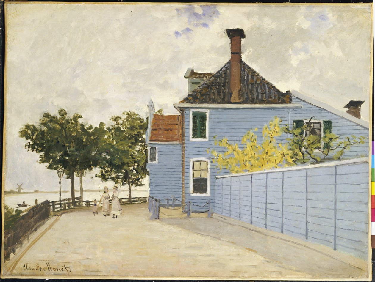 Niebieski Dom, Zaandam autorstwa Claude Monet
