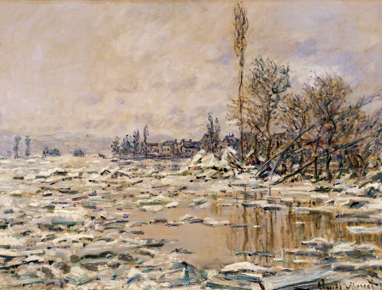 Rozpad lodu autorstwa Claude Monet