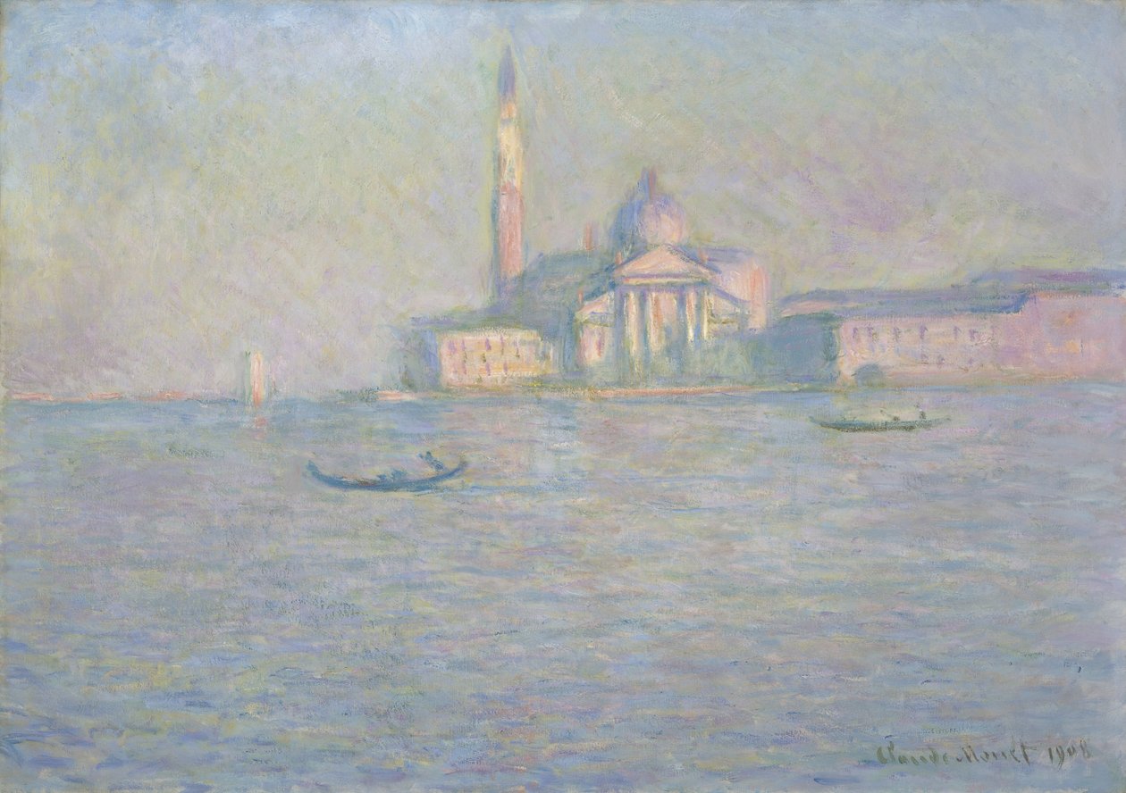 Kościół San Giorgio Maggiore, Wenecja (olej na płótnie) autorstwa Claude Monet