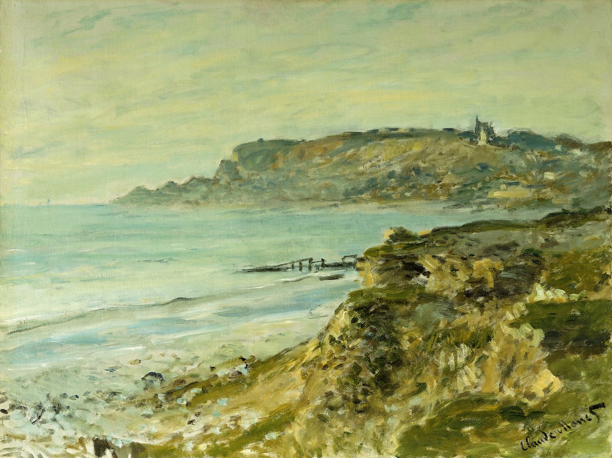 Klify w Sainte-Adresse; Klif św. Adres, 1873 autorstwa Claude Monet